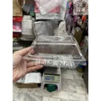 在飛比找蝦皮購物優惠-現貨供應 L003小圓盒100入 自扣型 透明食品盒 甜點盒