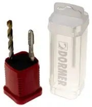 Dormer HSS TAP & DRILL BIT SET 2Pcs M8 6.8mm Straight Flute,Blind/Through Thread