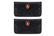 2 pcs Fireproof Document Bags Fireproof Safe Storage Pouch with Zipper