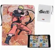 Naruto TCG Card Binder Premium leather Trading Card Game Card Book 4 Pocket