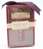 Kate Aspen Vino "Vineyard Bordeaux" Corkscrew, Burgundy