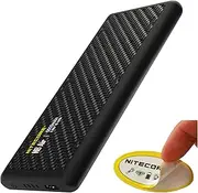 Nitecore NB Air 5000mAh Ultra Lightweight and Slim Power Bank, USB-C Port for Phones, Smart Watches, Earbuds, Flashlights, and Headlamps