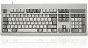 Perixx PERIBOARD-106M Wired USB Keyboard Standard Size Ergonomic Curved Keys Classic Retro Italian Layout