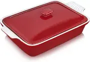 Blossom Casserole Dish , 13X9 Baking Dish , 3.8 Quart Casserole Dish Set Lasagna
