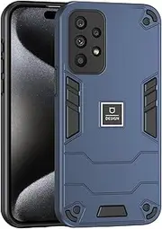 Compatible with Samsung Galaxy A13 4G Cover,Compatible with Samsung Galaxy A13 4G SM-A135 2 in 1 [Hard PC+TPU] Phone Case Blue