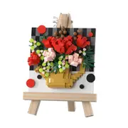Forever Flowers Bouquet Set, 845 Pieces Home Flower Decor Plant Building Kits, Botanical Collection Building Toys Gifts for Teens Kids