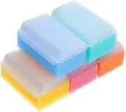 WATIIFUFU 5pcs Bath Sponge Scrub Brush Soft Cradle Cap Brush for Newborn Hair Cleaning Gentle Bath Accessories for Scalp Care and Sensory Development