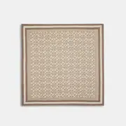 Signature Print Silk Square Scarf