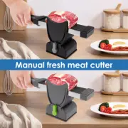 Fresh Meat Slicer Stainless Steel Manual Fresh Meat Cutter Efficient Meat SFG