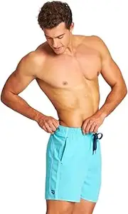 [arena] Men's Fundamentals Solid Boxer Shorts (Quick-Drying, Drawstring, Soft Material)