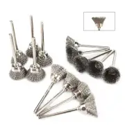 30Pcs Stainless Steel Wire Brush Set Y Type For Dremel Rotary Tool Accessories