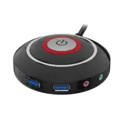 Computer Desktop Switch USB Audio Interface PC Host Boot Extension Cable Button