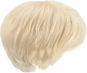 Wig Headgear Wigs for Men Costumes Men Apparel Mens Hair Wig Clothes for Men Cosplay Wig Mens Wigs Man Hairpiece Simulated Human Hair Chemical Fiber High Temperature Wire Golden
