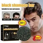 Men's Grey Coverage Bar Shampoos Hair Darkening BlackSoap for GreyHairCover Nice