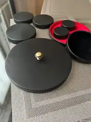 Custom leather Lens Cap 160 - 170mm