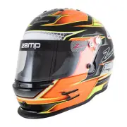 Zamp H753C3052, RZ-42Y Youth Helmet, 52cm, Orange/Yellow, Snell CMR2016