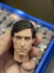 1/6 Male Hot star Harvey Dent 12'' Two Face heroes DK Head Carving Model Toys