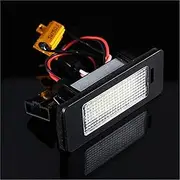 DEMULAX 2pcs White Number License Plate Light Lamp, for A1 2011-up A4 4D 5D 2008-2012, for ALLROAD, 2010-2013 A5 S5 2D 2008-2011 Car Number Plate Light