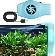 Fish Tank Fan - USB Quiet Anti Rust Aquarium Fan,Aquarium Accessories Cooling Fan Anti Fade for Reptiles Freshwater Aquariums Homes Borato