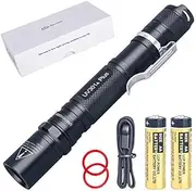 LIGHTFE UV Flashlight 365nm UV Black light torch 2AA battery with LG UV LED Source, Black Filter Lens, Max.3000mW high power for UV Glue Curing, Rocks and Mineral Glowing, Pet Urine Detector, AC Leak Detector … … (UV301Plus-365nm)
