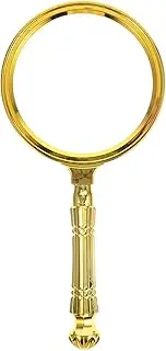 Handheld Magnifying Glass for Jewelry and Crafts Plated Lens Lightweight Portable Magnifier for Home Use for Seniors and Low Vision Reading