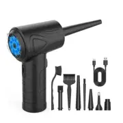 Compressed Air Duster for Computer Keyboard 51000 RPM USB Charging P1K13723