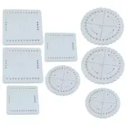 8pcs flat Beading Cord Disc Set Friendship Bracelet Maker Wire