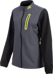 Klim Zephyr Wind, functional jacket women , color: Grey/Black , size: S