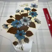 Vintage Floral Water Slide Decal Stoke-on-Trent