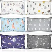 6 Pack Small Pillow for Daycare Mini Pillow for Boys Girls Tiny Travel Pillow Soft Machine Washable Dinosaur Unicorn Pillows for School Nap Time Pet Neck Lumbar
