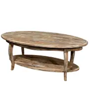 Alaterre Rustic - Reclaimed Oval Coffee Table