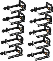 OSALADI Selfie Stick Phone Clip Bracket 10-Pack Phone Clamp for Selfie Stick Versatile Rotating Clamp Stable Grip