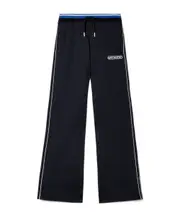 Off-White Drawstring Straight Leg Pants IT44 Black