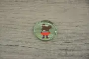 Kuma no Gakkou Retro Girl Jackie Glass Round Chopstick Rest is a tr From Japan