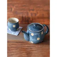 在飛比找ETMall東森購物網優惠-日本制水玉咖啡杯紅茶飲料馬克杯茶壺煎茶手握杯酸奶麥片早餐湯杯