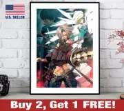 .Hack GU Poster 18" x 24" Print Anime Wall Art .Hack dot hack GU Sign 1