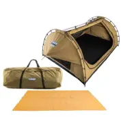Kings Big Daddy Deluxe Double Swag + Swag Canvas Bag + Mesh Flooring 5mx2.5m 4WD