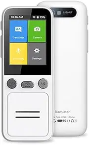 Fly Yuting AI Language Smart Translator 138 Languages Online Translation Device 14 Languages Offline Translator,White Needed Efficency FANDIAO