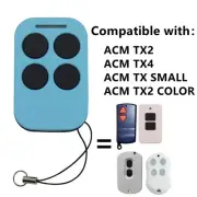 ACM TX2 TX4 TX SMALL TX2 COLOR Remote Control 433.92MHz Garage Door Opener Gate