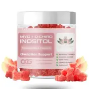 Fertility Supplement for Women Myo-Inositol & D-Chiro Inositol Gummies with A...