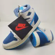Nike Air Jordan 1 High Zoom CMFT 2 Blue Grey Sail DV1307-104 Men’s Size 10.5