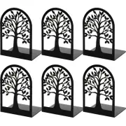 Bookends Metal Book Ends to Hold Books Tree Decorative Bookends for Shelves B...