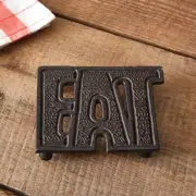 Rustic Eat Cast Iron Trivet