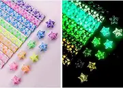 FLAFARY Origami Star Paper Strips, Handmade DIY Lucky Star Origami, Star Pattern