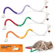 Potaroma Cat Toys Chew Ropes 3Pcs with Refillable 19.5 Inches, Assorted