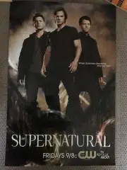 Supernatural WB POSTER Jared Padalecki JENSEN ACKLES Misha Collins CW