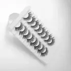 Wispies Fluffy 3D Mink Full Volume Thick False Eyelashes Eye Lash Extension