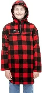 [Swanndri] Kid's Brixton Bush Shirt Red/Black Check 10 Red