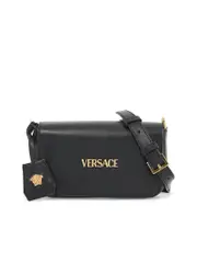 Versace Nappa Leather Tag Handbag