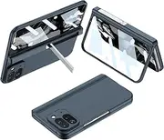 Case for Google Pixel 9 Pro Fold, Shockproof and Drop-Proof, Sturdy Case, Built-in Screen Protector and Stand (Green)
